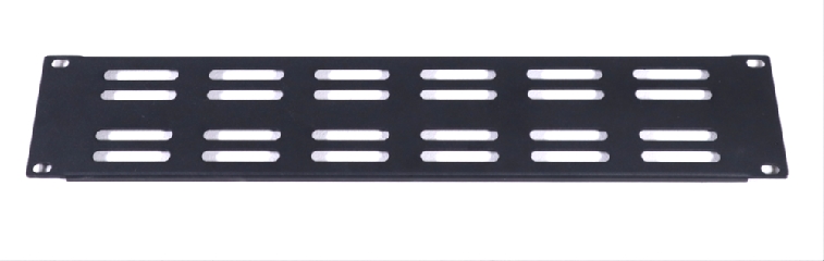 19'' U-Entlüftungsblende 2HE Horizontal gebraucht