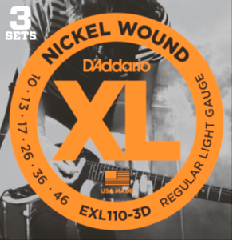 D'addario EXL110-3D 3er Pack