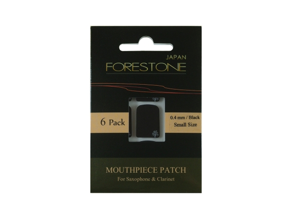 FORESTONE Bissplatten schwarz small 0.4 mm
