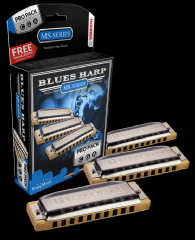 Hohner Blues Harp MS Pro 3er Pack