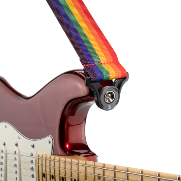 D'Addario Auto Lock Polypro Gitarrengurt Rainbow