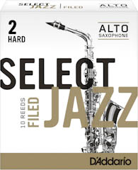 D'addario Woodwinds SELECT JAZZ ALT FILED St.2H