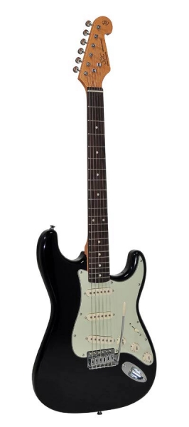 SX Electric Guitar SST62-BK